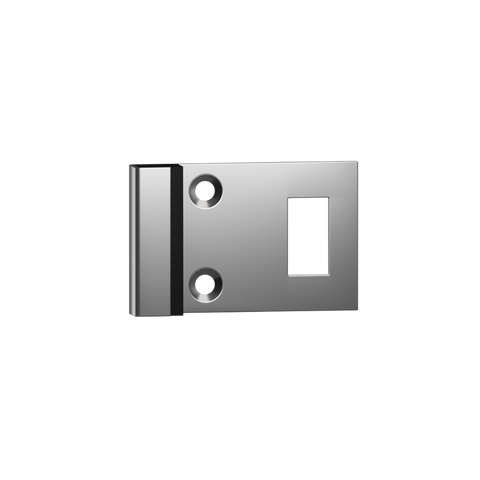 115 Combined Door Bumper & Staple in Satin Stainless Steel - 115_33COMBO_SS