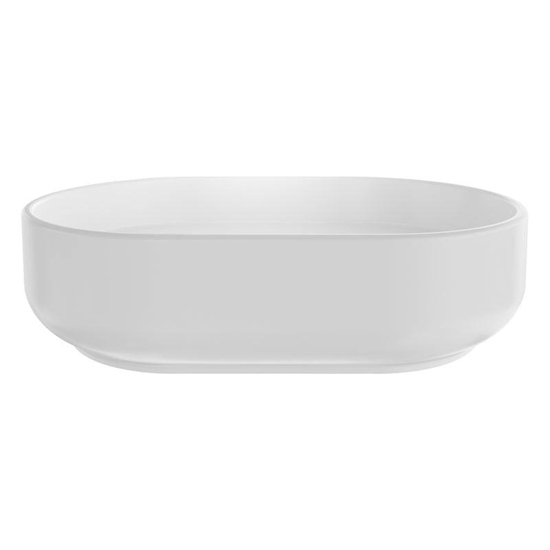 Keeto Pill Above Counter Ceramic Basin 520x335mm - Various Colours