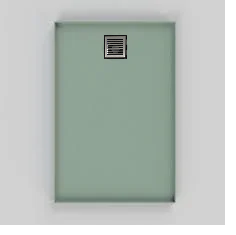 Builder Range Tile Shower Tray with Slotted Square Waste (Australian Made) - Various Sizes