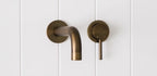 Nero WBM07 Rimini Round Wall Basin/Bath Mixer Set with Spout - Various Colours