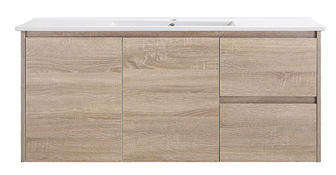 BV59WH (460mm Depth) Wooden Finish Wall Hung Vanity- 600 / 750 / 900 / 1200 / 1500mm
