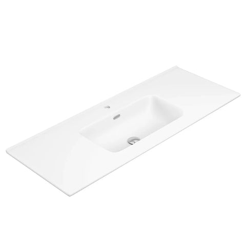 Premium - Matte White Soft Curve Bowl 465mm Depth Vanity Top - Various Sizes