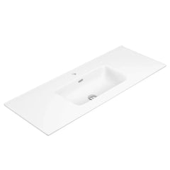 Premium - Matte White Soft Curve Bowl 465mm Depth Vanity Top - Various Sizes