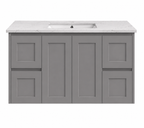 BV56WH Matte Grey Shaker Wall Hung Vanity