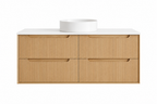 BV81WH Elwood Natural Oak Fluted Wall Hung Vanity - 900 / 1200 / 1500mm