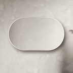Oval Horizontal Framed Mirror 1200x800mm / 1500x900mm - Various Colours (Framed)