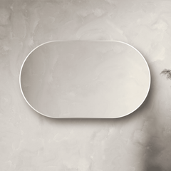 Oval Horizontal Framed Mirror 1200x900mm / 1500x900mm - Various Colours (Frame)