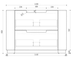 BV46 Fluted Matte White Curve Freestanding Vanity - 750 / 900 / 1200 / 1500 / 1800mm