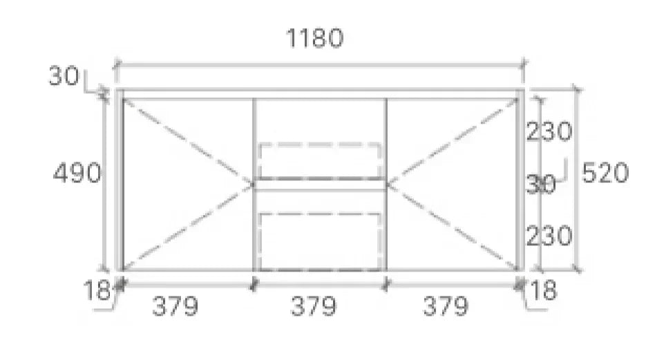 BV88 (460mm Depth) Gloss White Finger pull Wall Hung Vanity - 600 / 750 / 900 / 1200 / 1500 / 1800mm