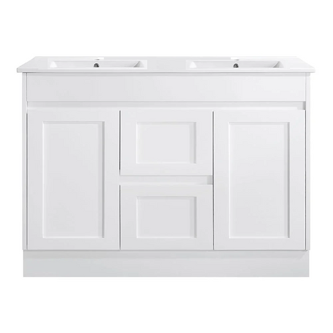 BV61 (460mm Depth) Gloss White Fingerpull Freestanding Vanity - 600 / 750 / 900 / 1200 / 1500 / 1800mm