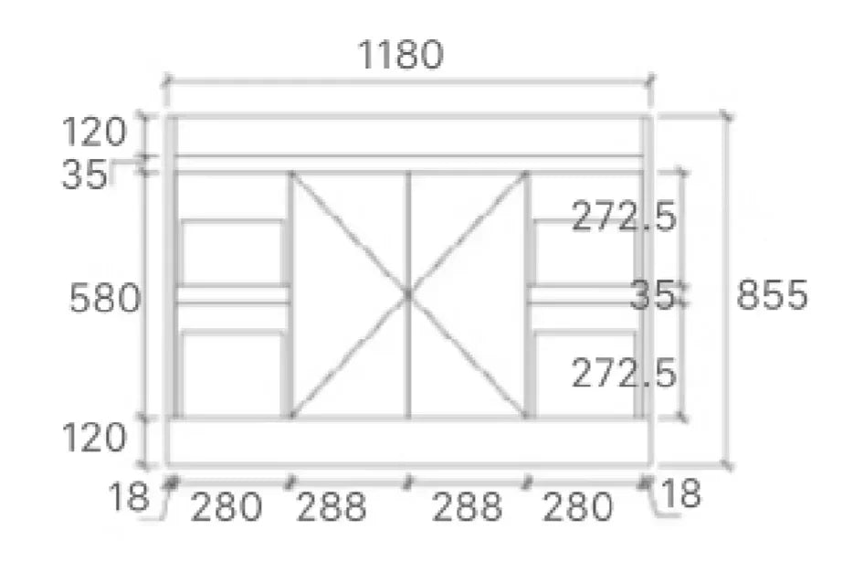 BV61 (460mm Depth) Gloss White Fingerpull Freestanding Vanity - 600 / 750 / 900 / 1200 / 1500 / 1800mm