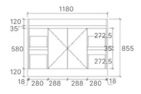 BV53 (460mm Depth) Matt Black Fingerpull Freestanding Vanity - 600 / 750 / 900 / 1200 / 1500 / 1800mm