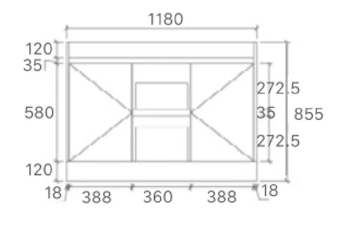 BV53 (460mm Depth) Matt Black Fingerpull Freestanding Vanity - 600 / 750 / 900 / 1200 / 1500 / 1800mm