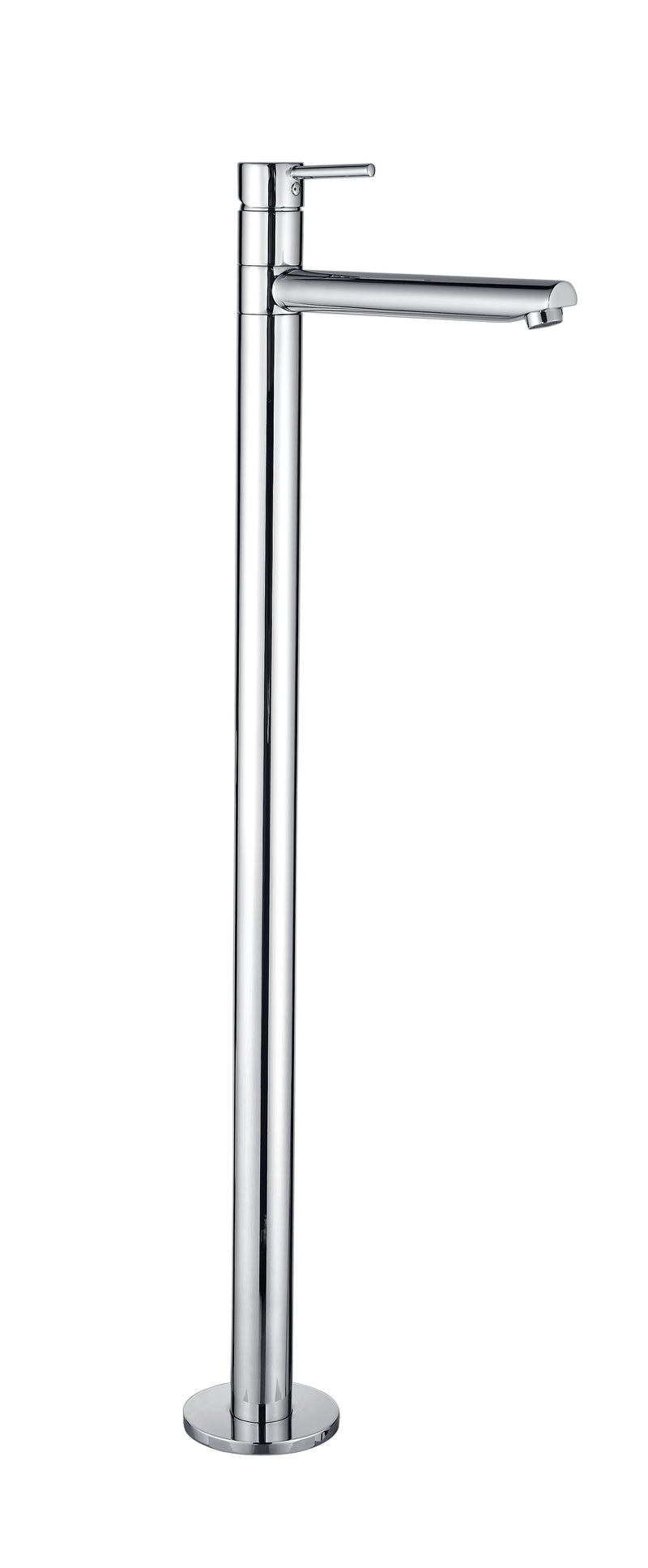 Freestanding Chrome Round Bath Filler - Floor Display Clearance