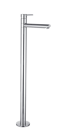 Freestanding Chrome Round Bath Filler - Floor Display Clearance