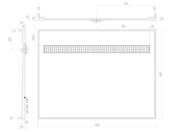 Tile Over Shower Tray with Channel Grate (Australian Made) - Various Sizes