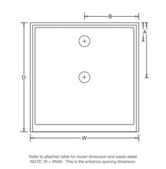 Marbletrend Flinders Polymarble Shower Base (Australian Made) - Various Sizes