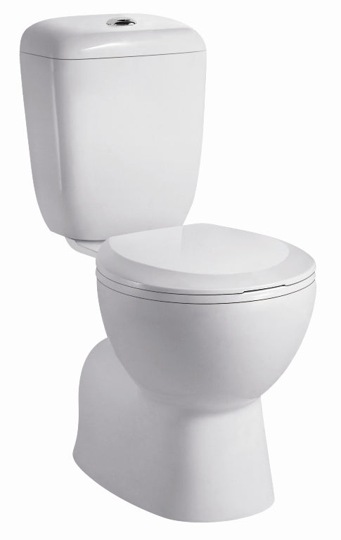 Citro Link Toilet Suite Pan Connection Toilet Suite with Soft Close Seat - White (4 Star)