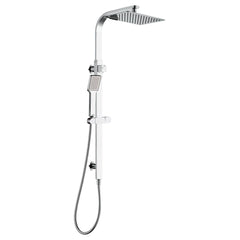 Fienza Koko Chrome Multifunction Twin Shower Rail (455107) - Stock Clearance