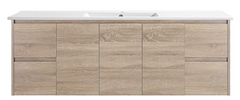 BV59WH (460mm Depth) Wooden Finish Wall Hung Vanity- 600 / 750 / 900 / 1200 / 1500mm