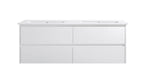BV15WH Gloss White Fingerpull Wall Hung Vanity