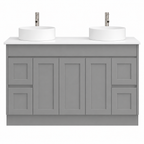 BV52 (460mm Depth) Matt Grey Shaker Freestanding Vanity - 600 / 750 / 900 / 1200 / 1500 / 1800mm