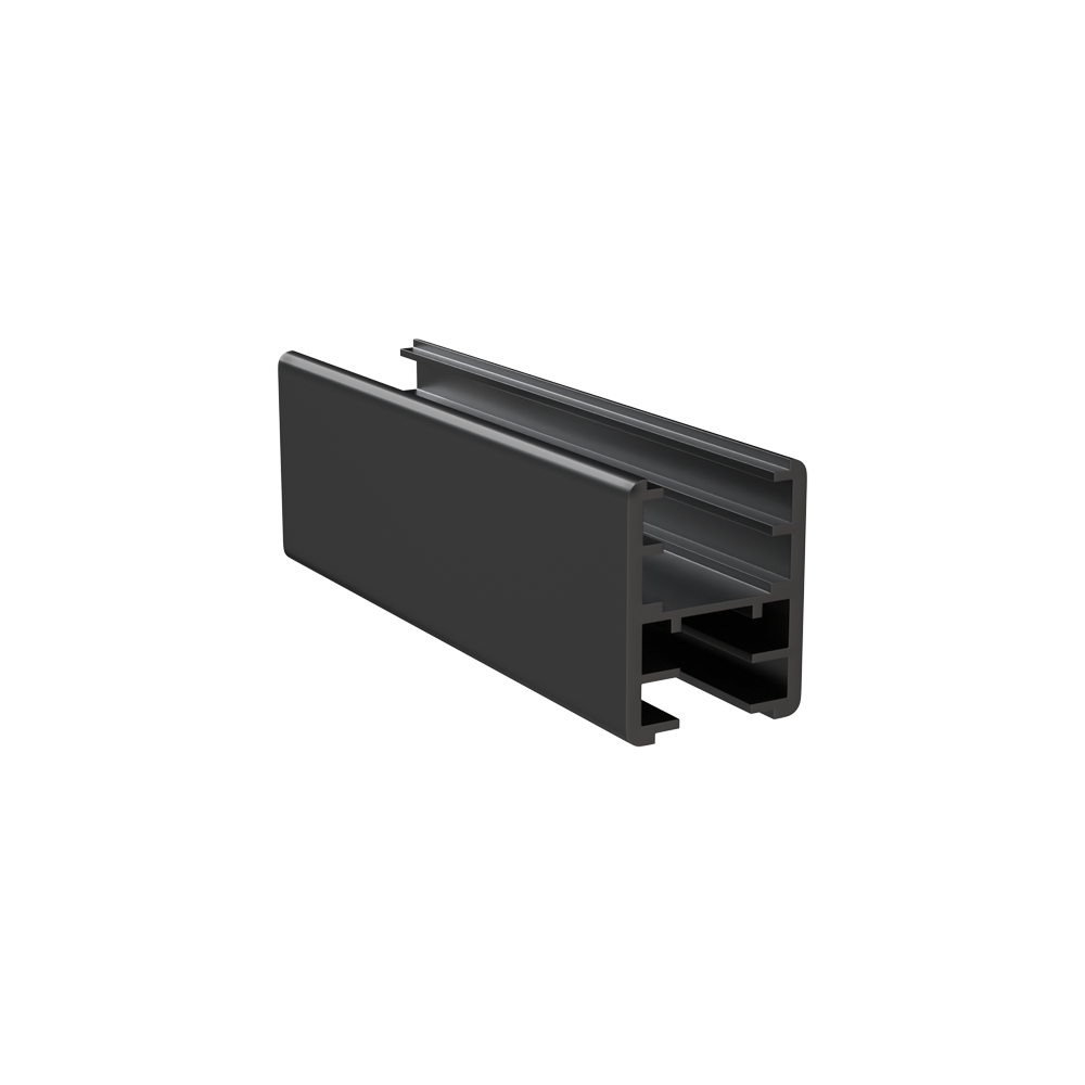 3600mm Universal Head Rail Channel in Designer Black - UNICH_36_DESIGNER_PACK