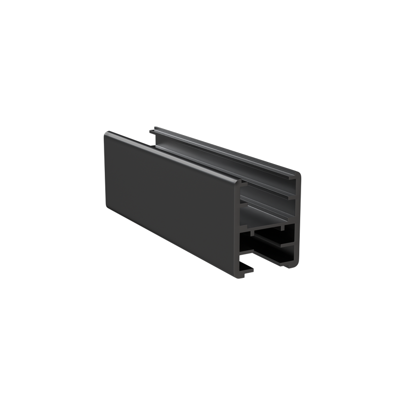 3600mm Universal Head Rail Channel in Designer Black - UNICH_36_DESIGNER_PACK