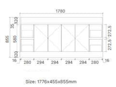 BV60 Wooden Fingerpull Freestanding Vanity - 600 / 750 / 900 / 1200 / 1500 / 1800mm