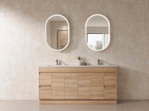 BV60 Wooden Fingerpull Freestanding Vanity - 600 / 750 / 900 / 1200 / 1500 / 1800mm