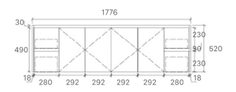 BV55WH (460mm Depth) Matte White Shaker Wall Hung Vanity - 600 / 750 / 900 / 1200 / 1500 / 1800mm