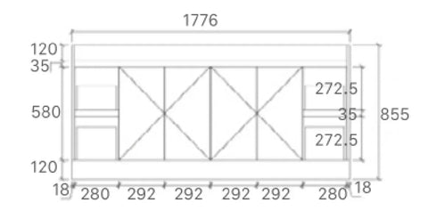 BV53 (460mm Depth) Matt Black Fingerpull Freestanding Vanity - 600 / 750 / 900 / 1200 / 1500 / 1800mm