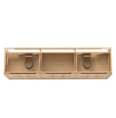 BV43WH Natural Oak Fluted Wall Hung Vanity - 600 / 750 / 900 / 1200 / 1500 / 1800mm