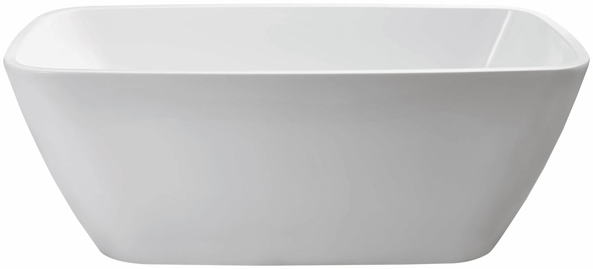 Elis Rectangle Freestanding Bath 1500 / 1700 mm - Gloss White