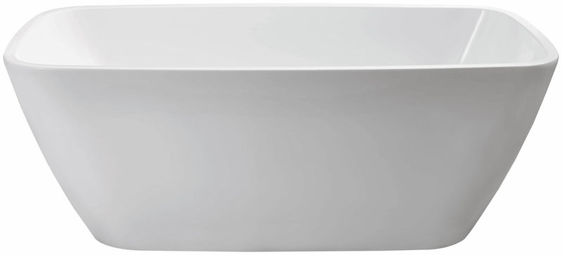 Elis Rectangle Freestanding Bath 1500 / 1700 mm - Gloss White
