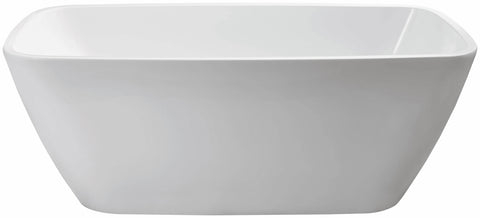 Elis Rectangle Freestanding Bath 1500 / 1700 mm - Gloss White