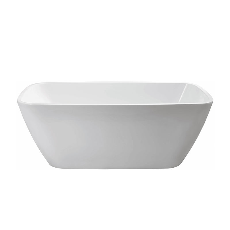 Elis Rectangle Freestanding Bath 1500 / 1700 mm - Gloss White