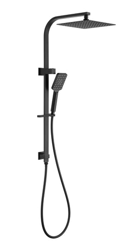 Metro Square Dual Shower Rail - Various Colours