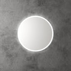 Round LED Mirror Touchless Switch with Demister 700mm / 900mm - Frameless / With Frame