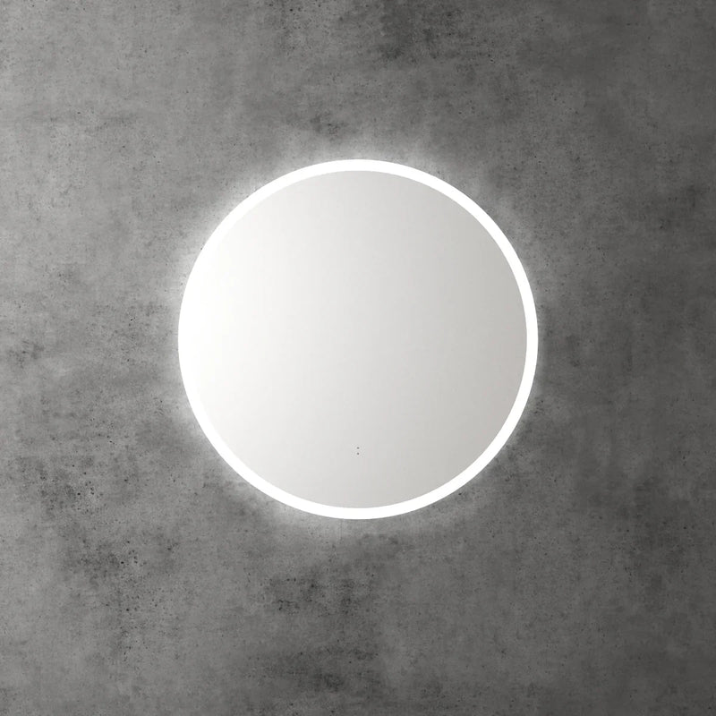 Round LED Mirror Touchless Switch with Demister 700mm / 900mm - Frameless / With Frame