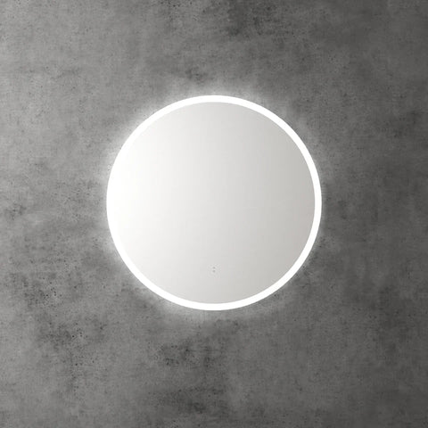 Round LED Mirror Touchless Switch with Demister 700mm / 900mm - Frameless / With Frame
