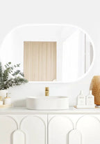 Oval LED Mirror Backlit 1200/1500/1800x750mm - Various Colors Frame