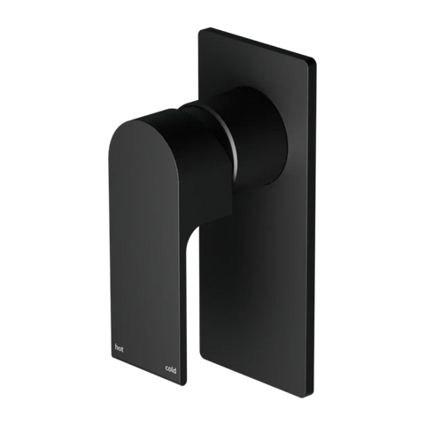 SM18 Nero Bianca Shower/Bath Mixer (Rectangle Backplate) - Various Colours
