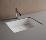 MBS Edge Rectangular Undermount Ceramic Basin 555 x 350mm