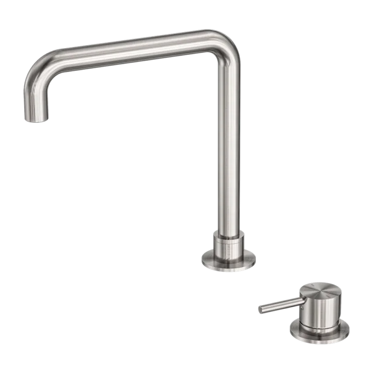 Nero Tapware BM28 Mecca Hob Mounted Basin / Bath Mixer / Kitchen / Laundry Square Swivel Spout - Various Colours