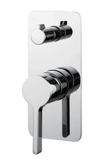 SMD19 Solid Pin Handle Shower / Bath Mixer with Diverter - Various Colours
