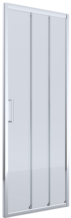 SS40 6mm Full Framed Wall-to-Wall Sliding Shower Screen – 780–1120mm, 1950mm High, Chrome
