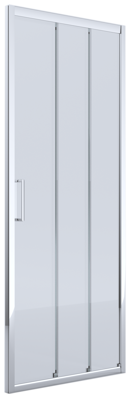 SS40 Sliding Wall to Wall Front Only Shower Screen - Various Sizes