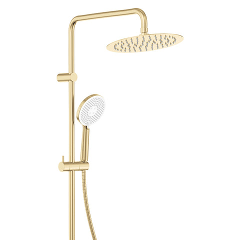 Deluxe Retro-fit Round Dual Shower Rail - Various Colours