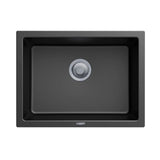 Granite Black Single Bowl Undermount / Topmount Sink 610x457mm - Various Colours